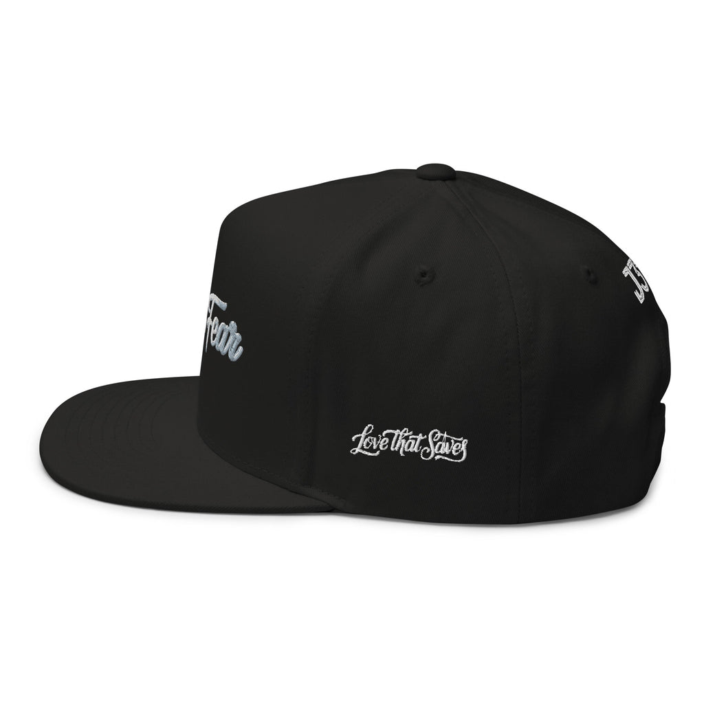 Flat Bill Cap - Faith Over Fear | J316 Label