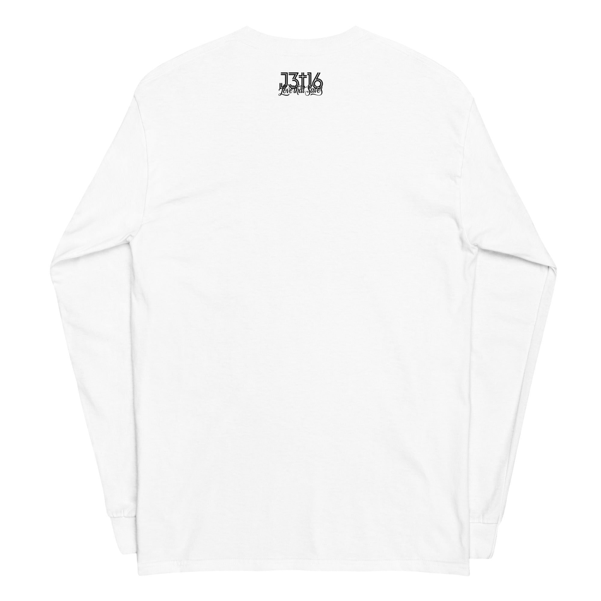 Men’s Long Sleeve Shirt – “Jesus Is My Savior” | J316 Label