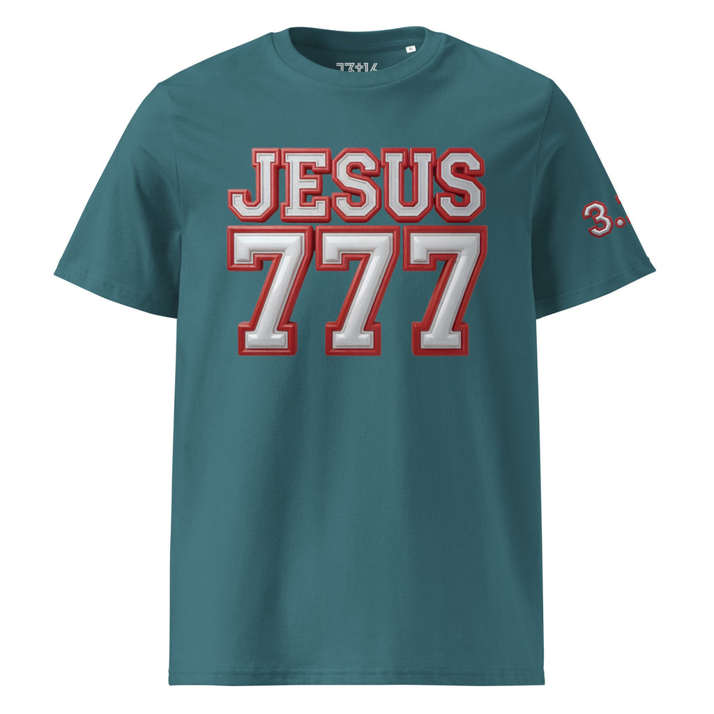 Unisex Organic Cotton T-Shirt – “JESUS 777” | J316 Label