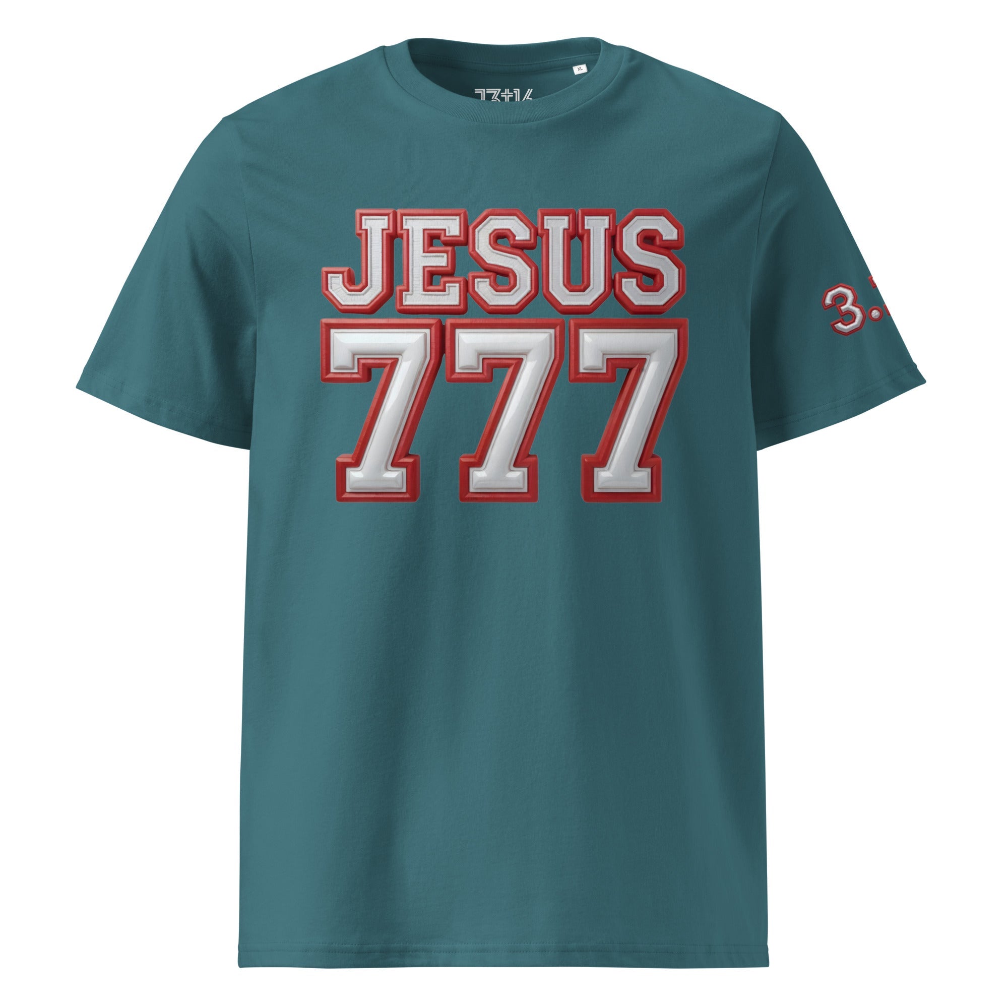 Unisex Organic Cotton T-Shirt – “JESUS 777” | J316 Label