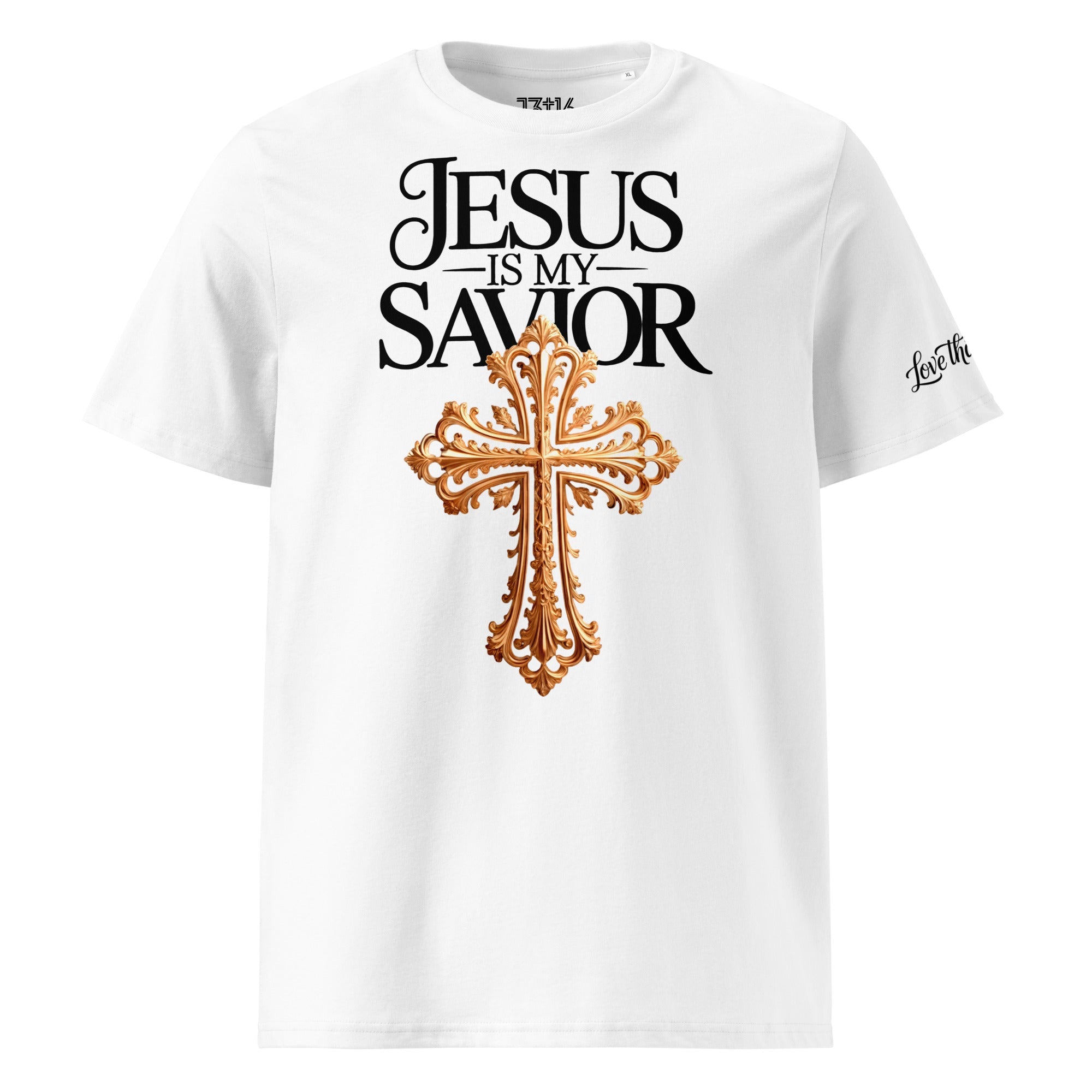 Unisex Organic Cotton T-Shirt – “Jesus Is My Savior” | J316 Label
