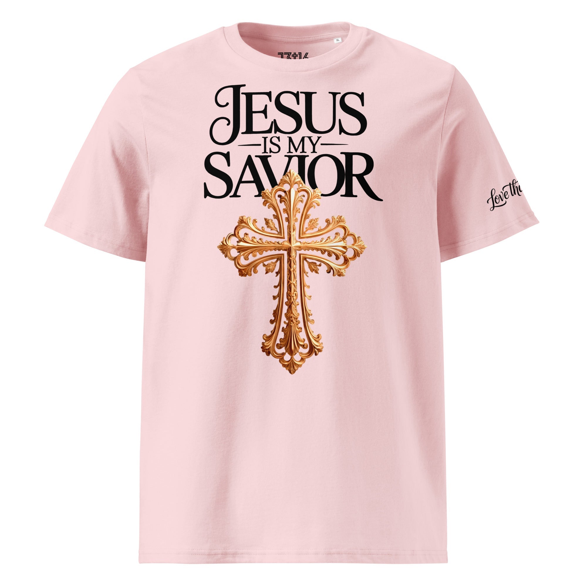 Unisex Organic Cotton T-Shirt – “Jesus Is My Savior” | J316 Label
