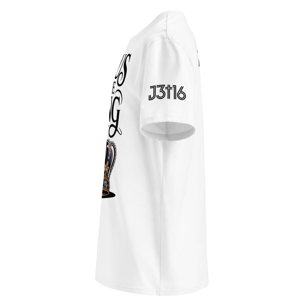 Unisex Organic Cotton T-Shirt – “Jesus Is the King” | J316 Label