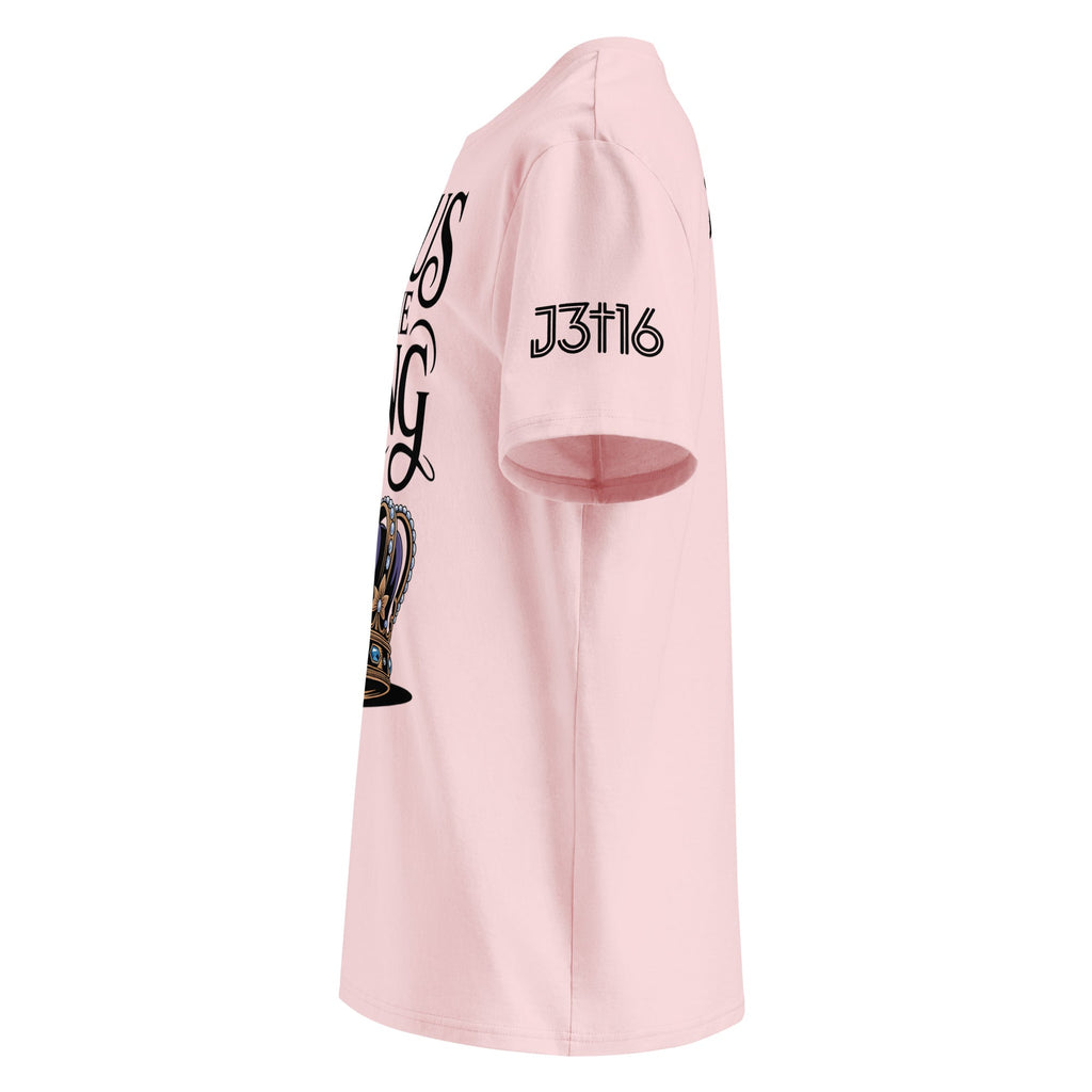 Unisex Organic Cotton T-Shirt – “Jesus Is the King” | J316 Label