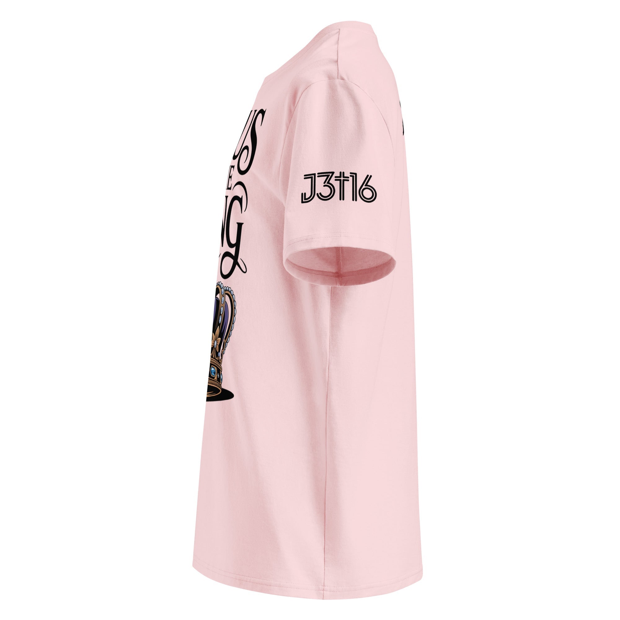 Unisex Organic Cotton T-Shirt – “Jesus Is the King” | J316 Label