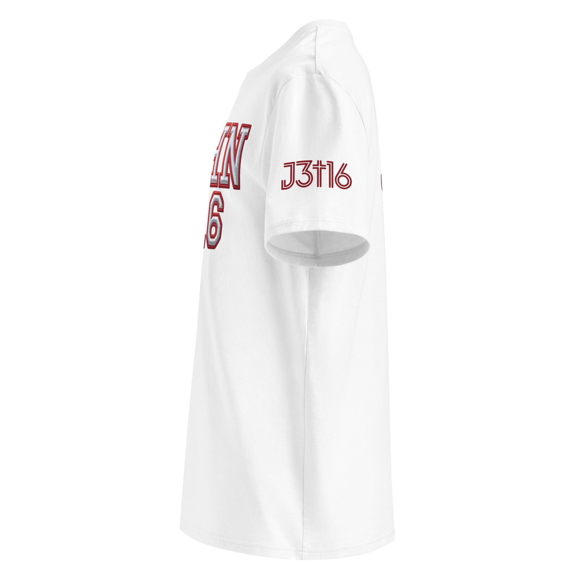 Unisex Organic Cotton T-Shirt – “JOHN 3:16” | J316 Label