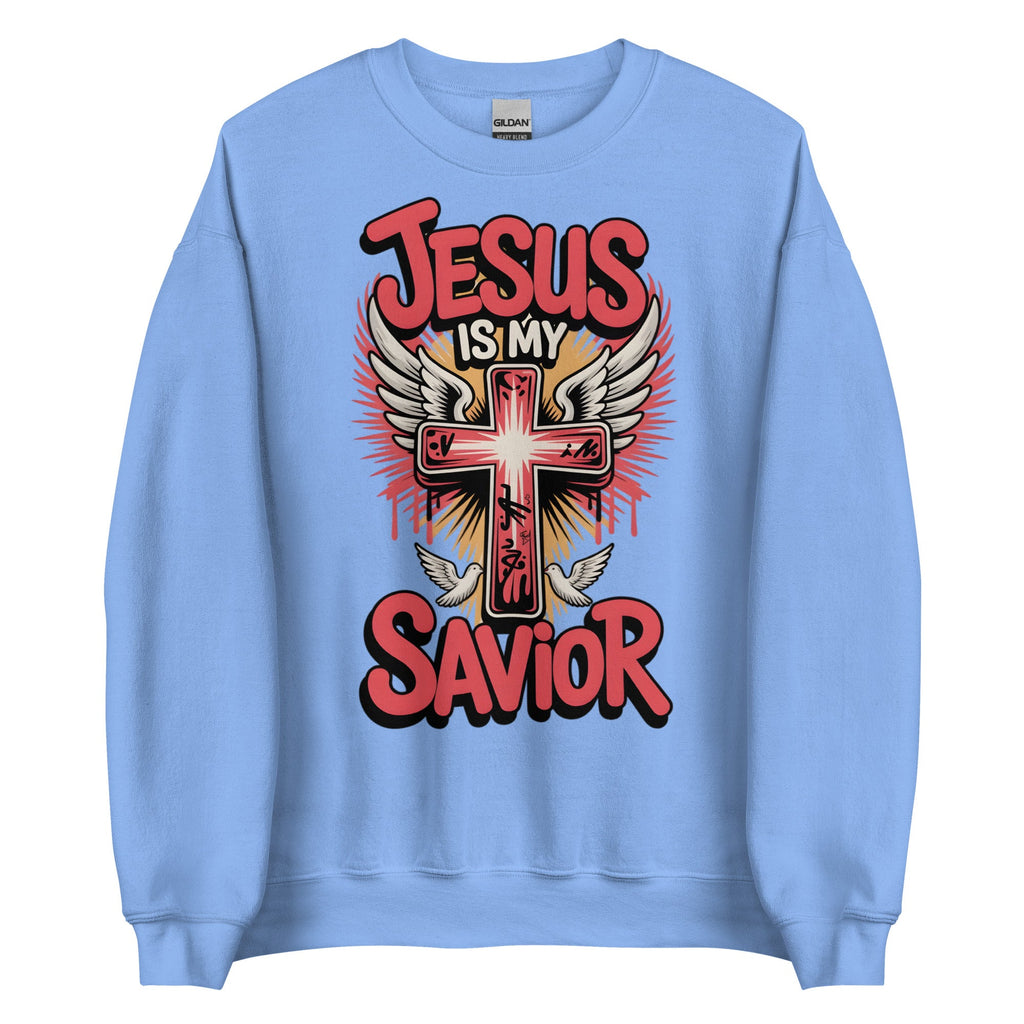 Unisex Sweatshirt - Jesus is my Saviour | J316 Label