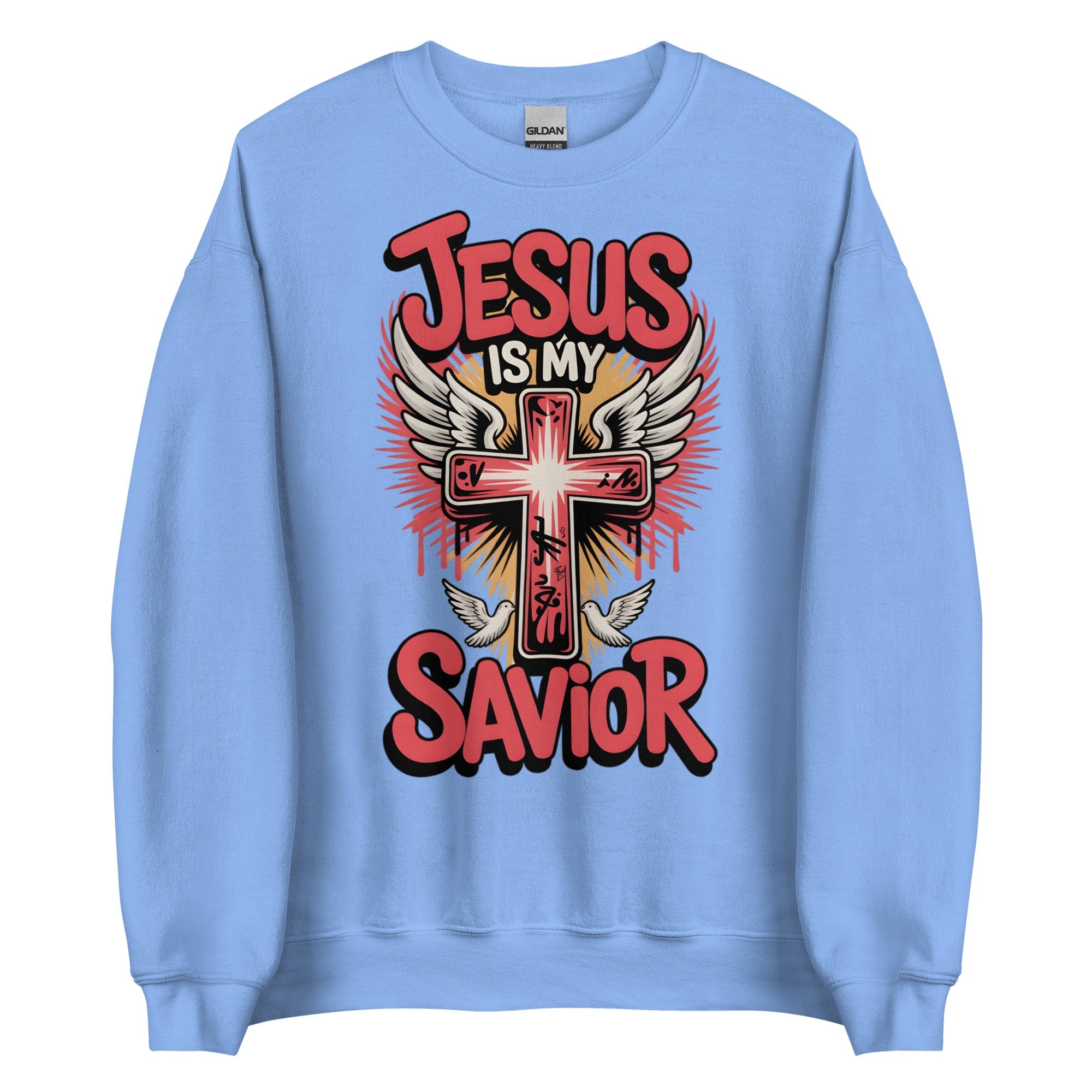 Unisex Sweatshirt - Jesus is my Saviour | J316 Label