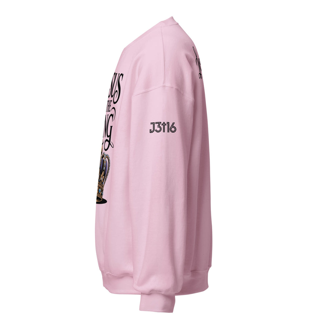 Unisex Sweatshirt – “Jesus Is the King” | J316 Label