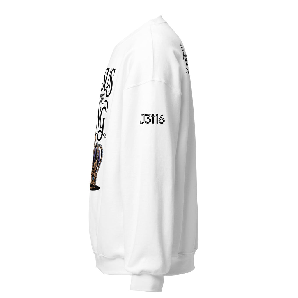 Unisex Sweatshirt – “Jesus Is the King” | J316 Label