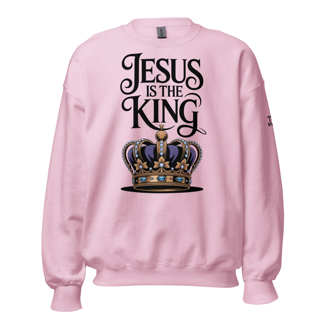 Unisex Sweatshirt – “Jesus Is the King” | J316 Label