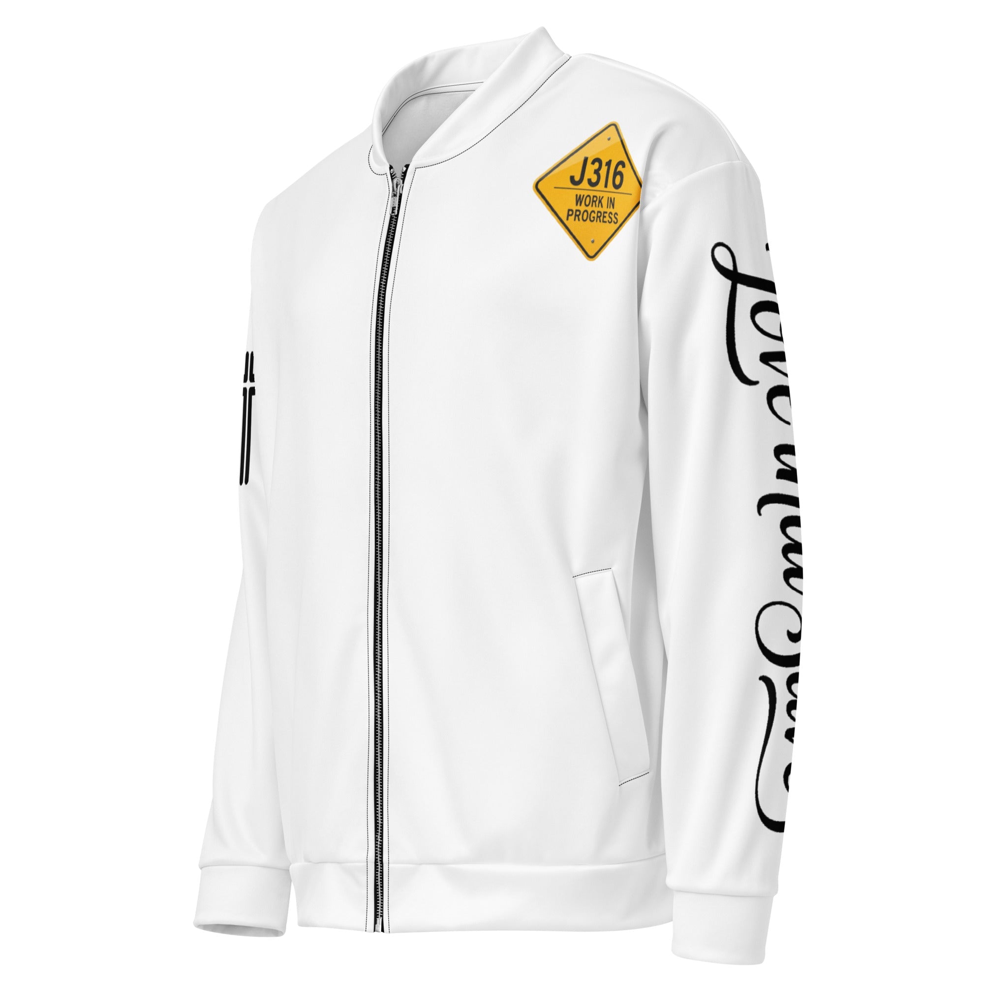 Work In Progress Bomber Jacket – Jesus Is Not Finished With Me Yet | J316 Label
