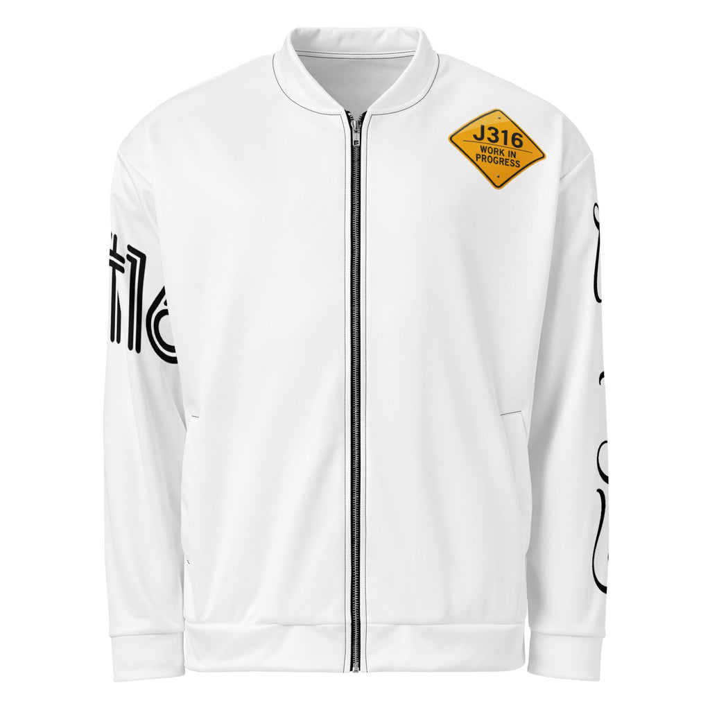 Work In Progress Bomber Jacket – Jesus Is Not Finished With Me Yet | J316 Label